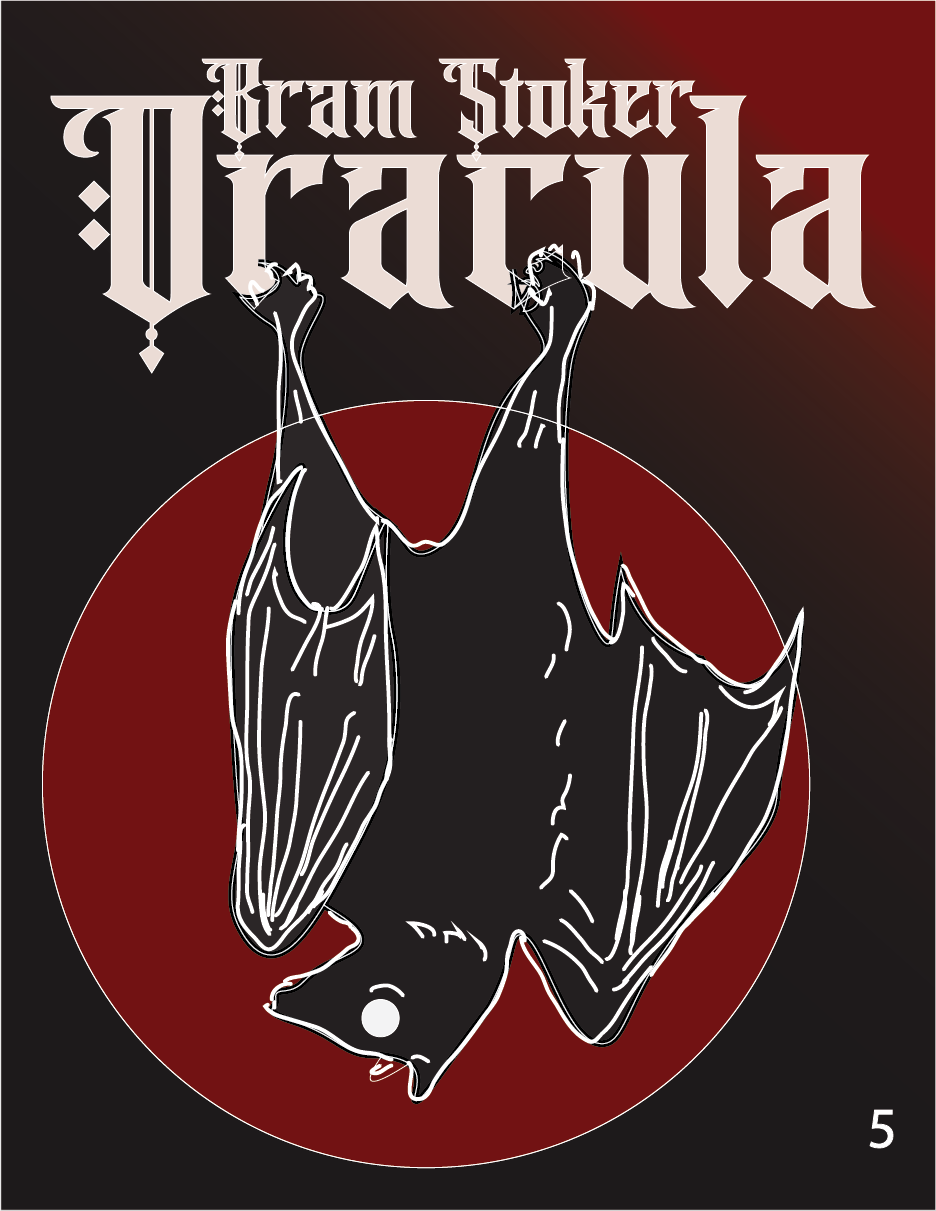 black and white hanging bat